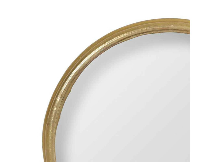 Miroir convexe Edman rond doré 15cm