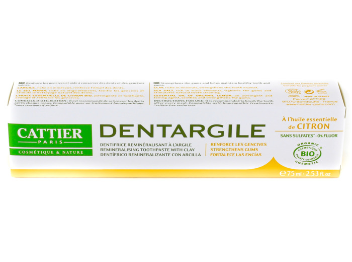 Dentifrice Dentargile au Citron Ecocert 75ml