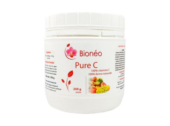 Vitamine C naturelle Poudre- pot 250 g-Bioneo