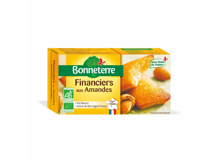 Financiers aux Amandes Bio-150g-Bonneterre