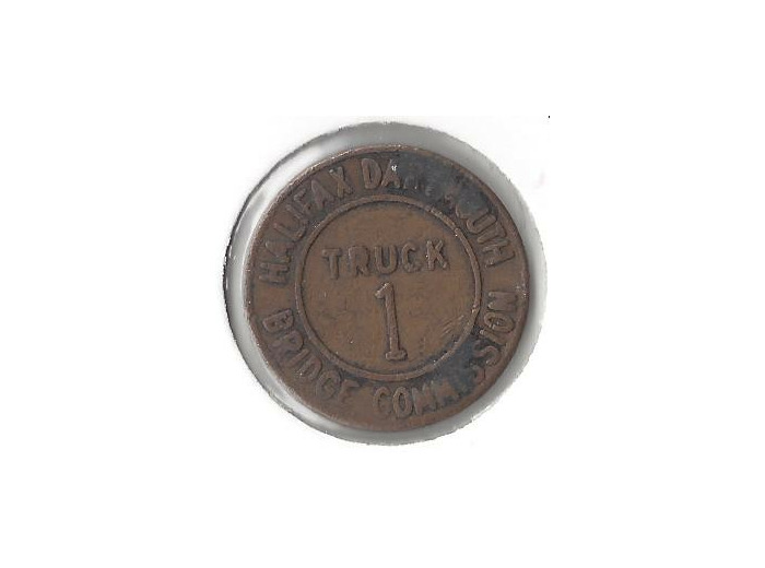 HALIFAX DARTMOUTH BRIDGE 1 TRUCK CUIVRE TTB