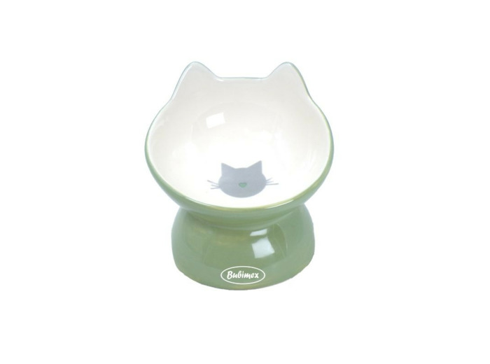 BUBIMEX, Bol incliné pour chat (vert)