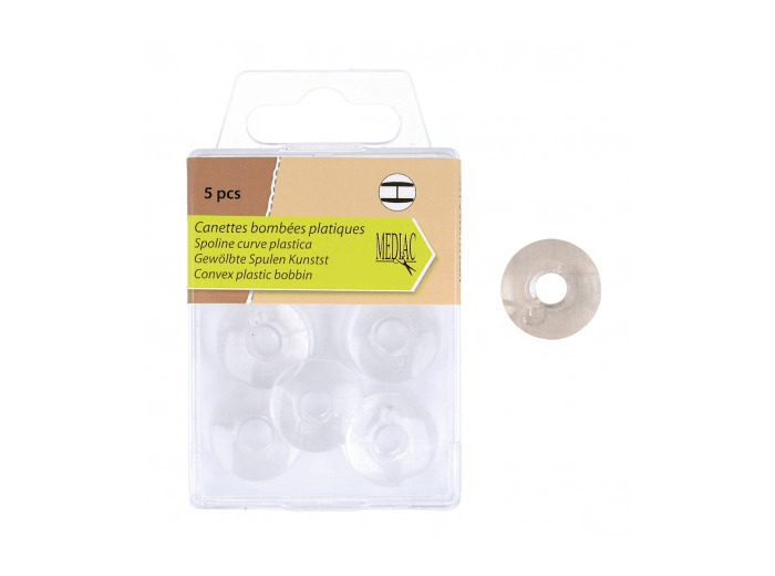 Canettes bombées plastiques 5pcs M344
