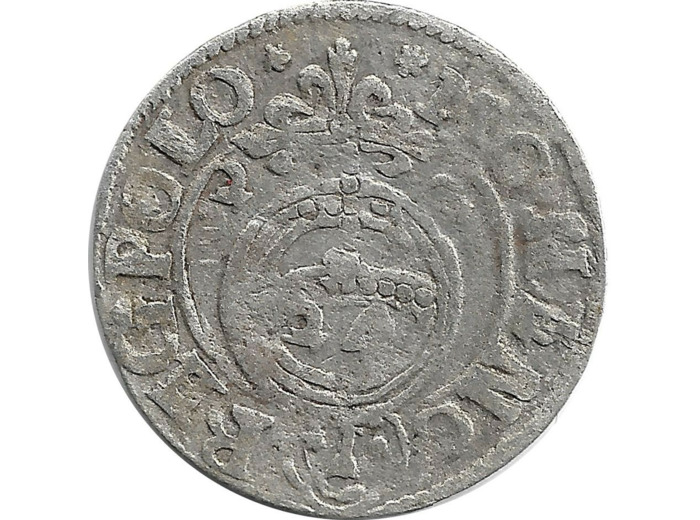 POLOGNE - SIGISMUND III 3 POLKER argent 1622 0gr97 TB+