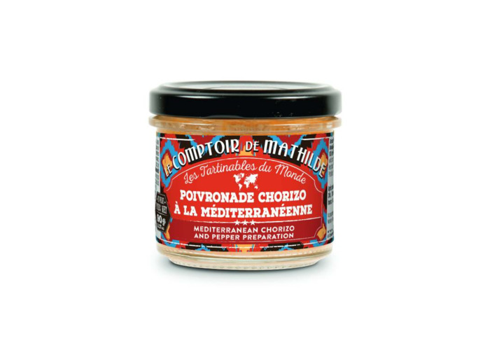 Poivronade Chorizo à la méditerranéenne - 90g