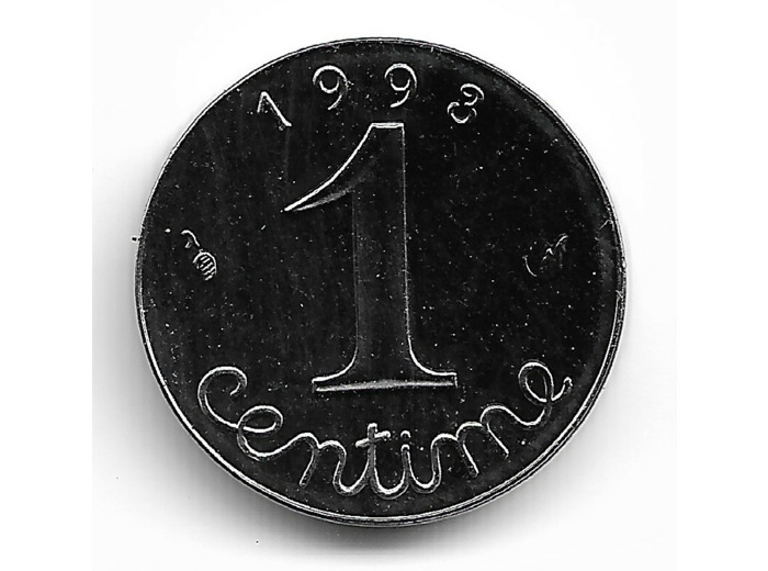 FRANCE 1 CENTIME EPI 1993 BE belle epreuve