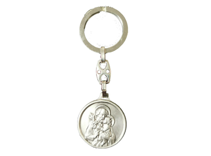 Porte-Clefs en Métal 30mm - SAINT JOSEPH