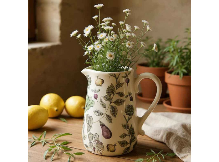 Pichet légume céramique 21x15x23cm