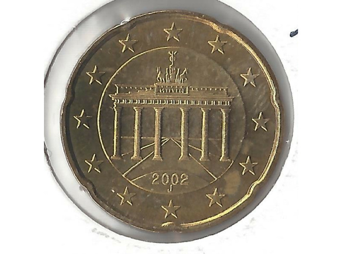 Allemagne 2002 J  20 CENTIMES SUP