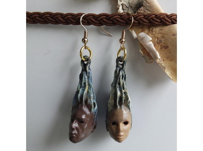 Boucles d'oreilles "Amour volé"