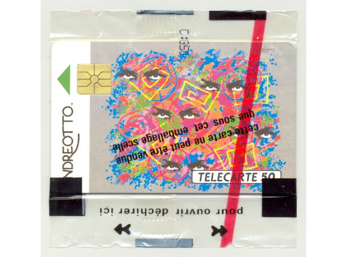 TELECARTE NSB 50 UNITE 04/91 AFT DIGITAL ART 2 ANDREOTTO EN42
