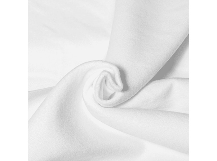 Molleton gratté double face 100% coton laize 250cm 300gr au ml 2DOU250ML