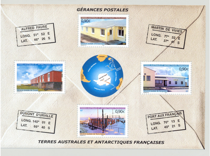 T.A.A.F TAAF Feuillet N11 YT11 GERANCES POSTALES  NEUF**LUXE
