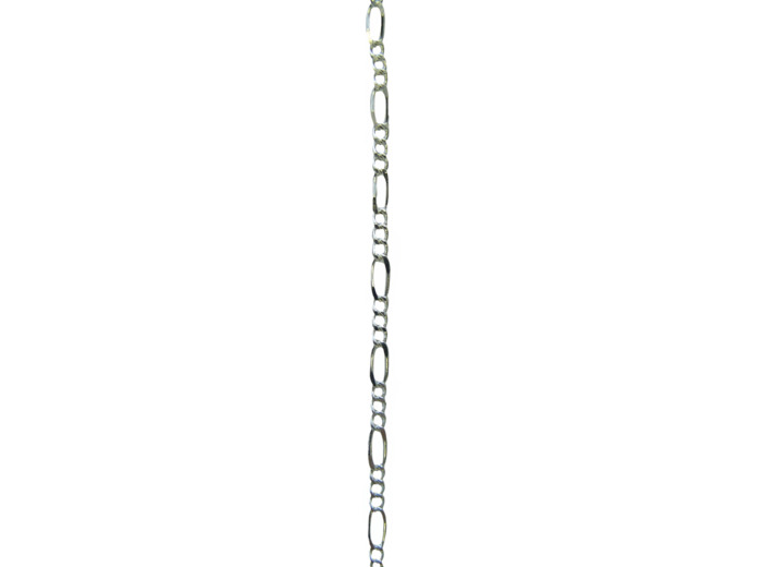 Collier 50cm en Métal Argenté - FIGARO