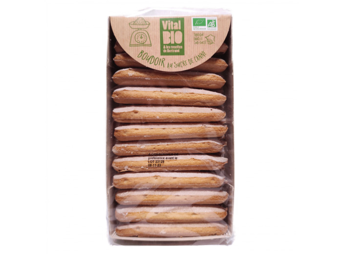 Boudoir Au Sucre De Canne Bio 140g