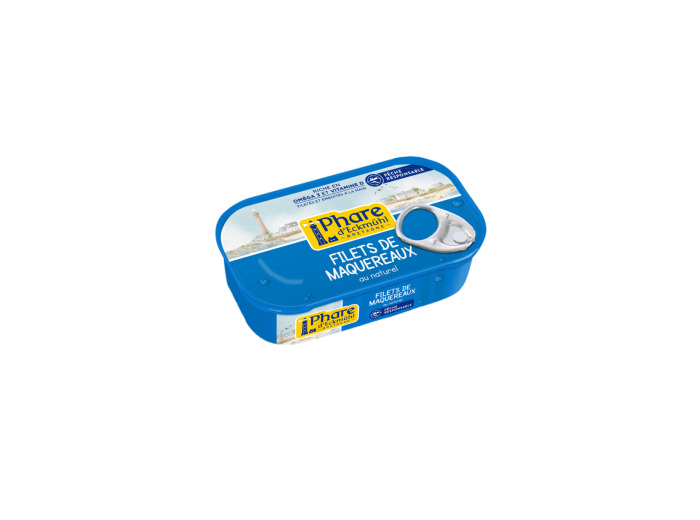 Filets de maquereaux au naturel 151g