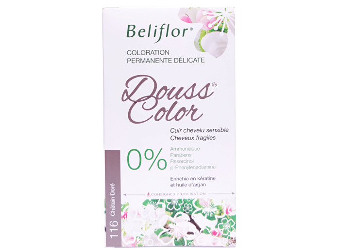 Coloration Permanente Douss Color 116 Châtain Doré 131ml