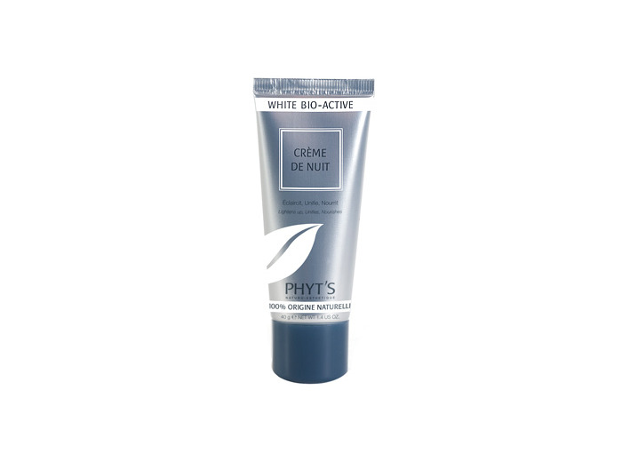 White Bio Active Crème de nuit éclaircissante tube de 40g