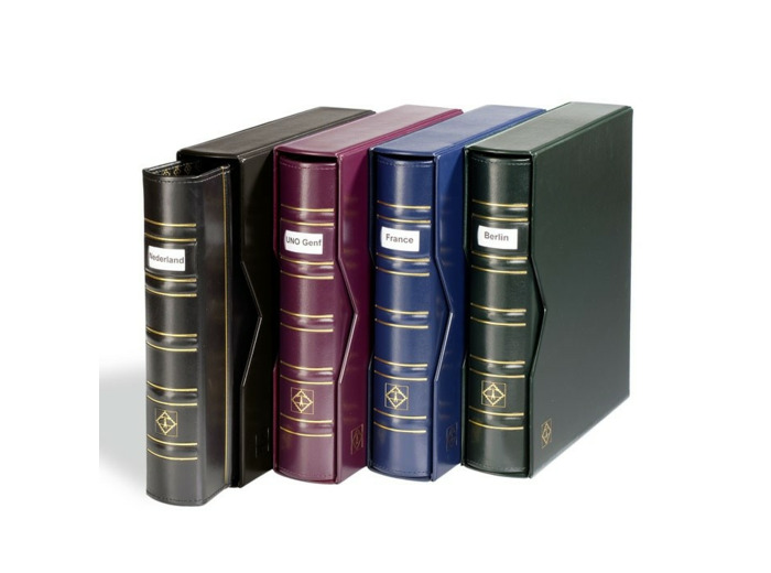 RELIURE OPTIMA CLASSIC SIGNUM avec ETUI BLEU 321054