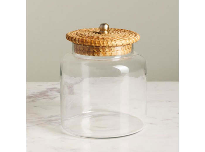 Bocal Provence verre 19x15cm