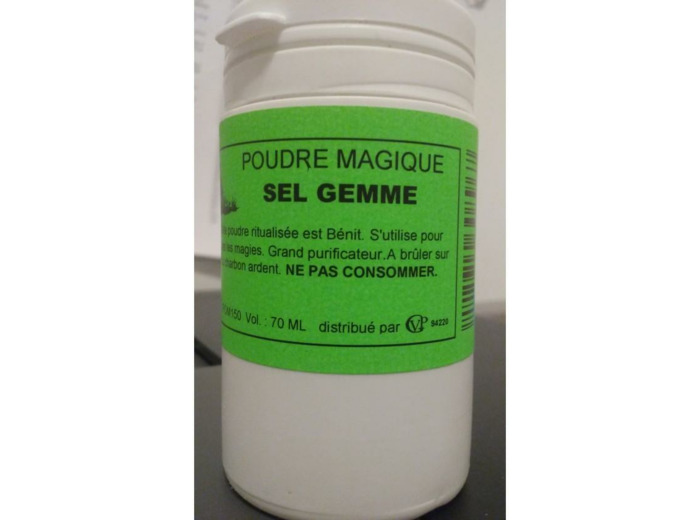 Poudre magique Sel gemme bénit- Utilisé pour toutes les magies.