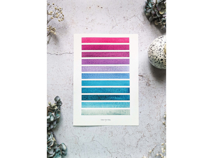 Affiche "Nuancier du jardin"