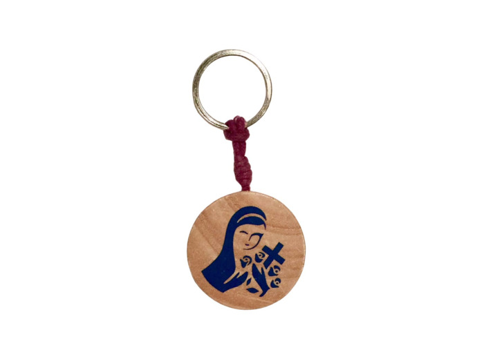 Porte-clé Sainte Thérèse 45/45mm