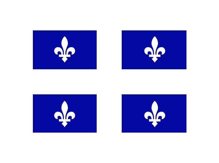 Drapeau du Québec (150*90 cm)