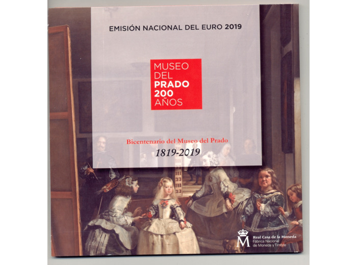 ESPAGNE 2019 SERIE 9 MONNAIES 200 ANS MUSEO DEL PRADO B.U