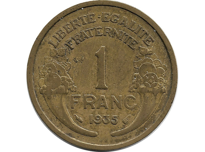 FRANCE 1 FRANC MORLON 1935 TB+(G470)