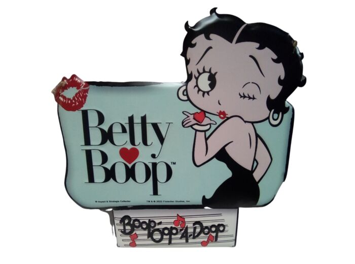 Plaque métal - Betty Boop coquine - 50 x 50 cm - Déco Us