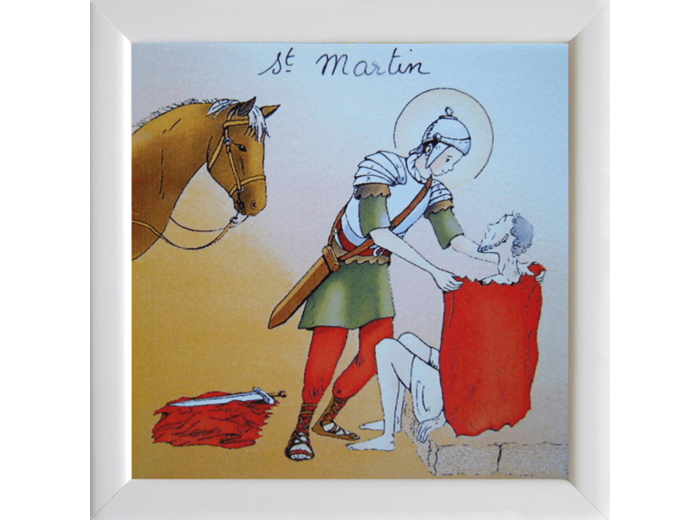 Cadre Saint Patron 17x17 - Saint Martin