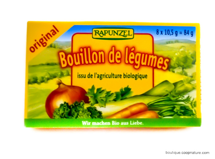 Bouillon de Légumes en Cubes Bio 84g