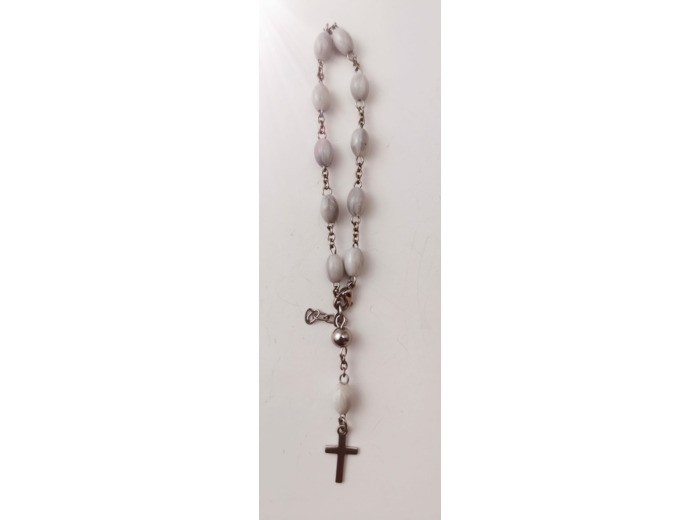 Dizainier Perles Acrylique Sur Chaine en Acier - LUMINEUX