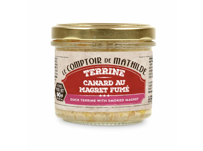 Terrine de Canard au Magret Fumé 90g