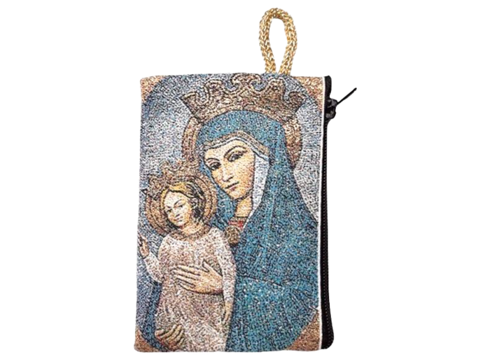 Etuis à Chapelet 7x10cm - VIERGE COURONNÉE
