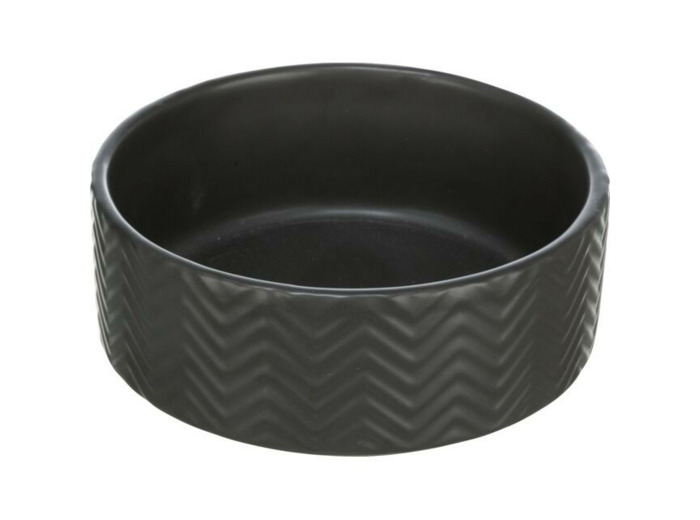 Gamelle TRIXIE en céramique, NOIR - Ø13cm