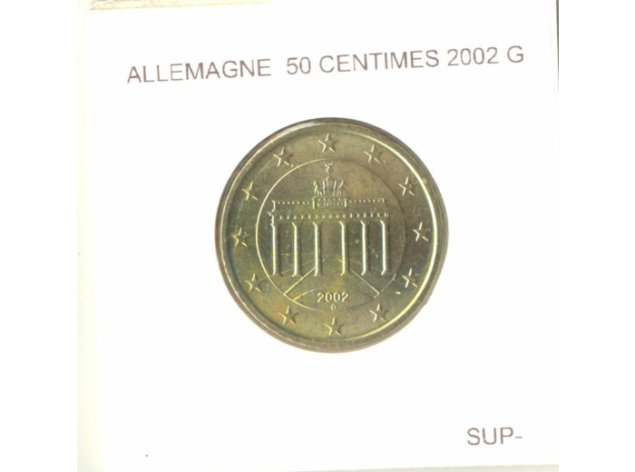 Allemagne 2002 G 50 CENTIMES SUP-