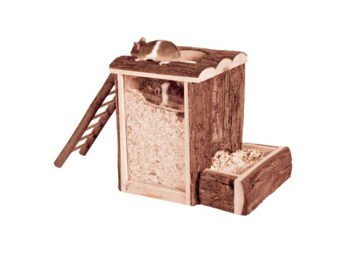 TRIXIE, Tour de jeu et à creuser - 20 x 20 x 14 cm