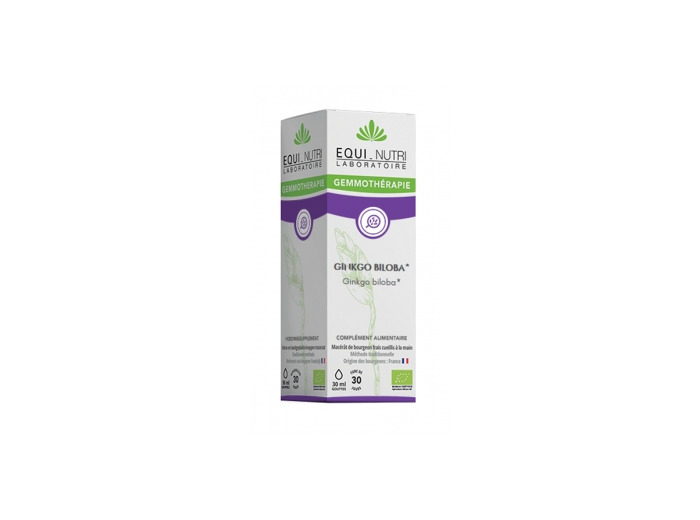 Ginkgo Biloba bio Flacon compte gouttes 30ml