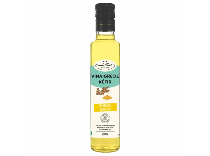 Vinaigre de Kéfir Bio-Gingembre Curcuma-250ml-Émile Noël