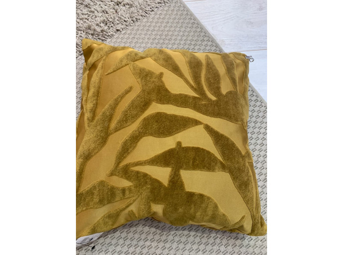 Coussin zippé + garniture, mordoré Sema 45cm x45 cm Housse seule 19,90 €–Les petits trésors