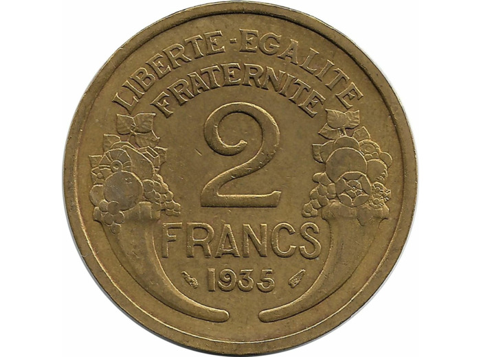 FRANCE 2 FRANCS MORLON 1935 TTB+