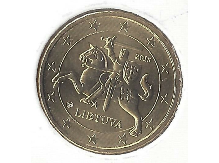 LITUANIE 2015 10 CENTIMES SUP
