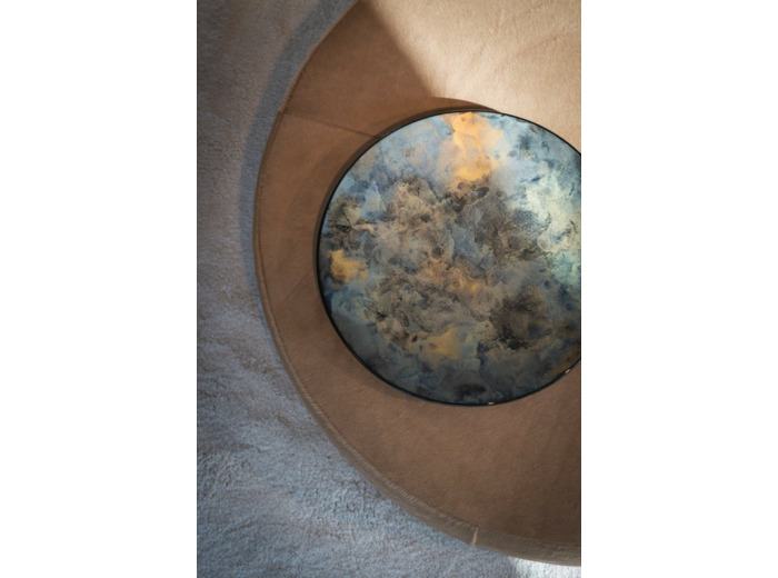 Fruteira rasa old bronze