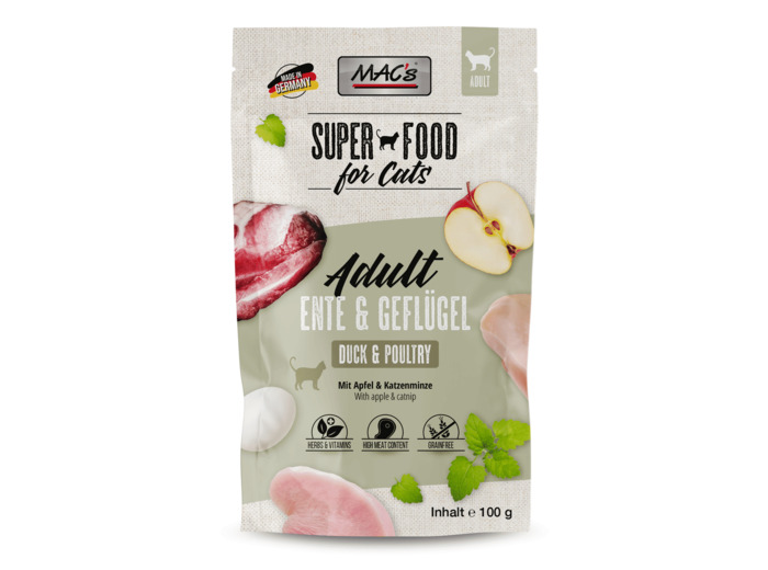 MAC'S Canard & volaille pour chat - 100g