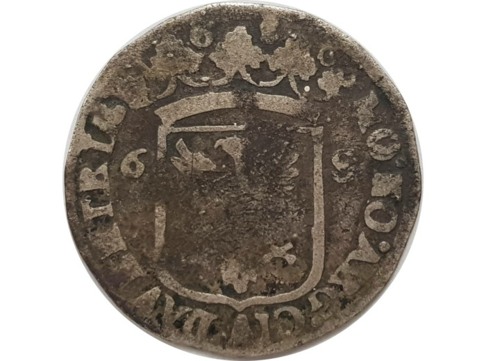 PAYS-BAS (DEVENTER) 6 STUIVERS 1690 TB- W78