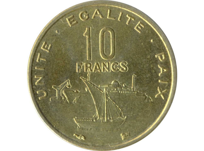 DJIBOUTI 10 FRANCS 1999 SUP
