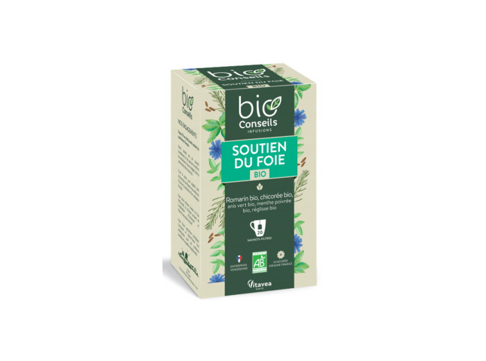 Infusion Soutien du Foie bio 20 sachets 32g