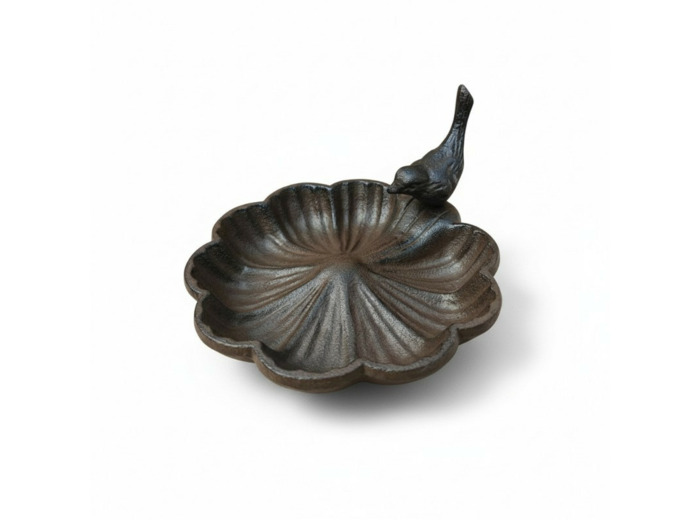Mangeoire oiseaux fonte 12x18x16cm